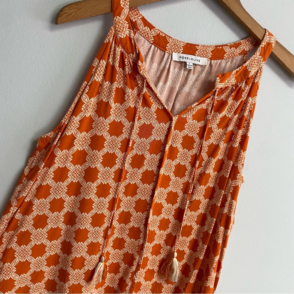 ROSE & OLIVE TOP - LARGE - Picture 3 of 7